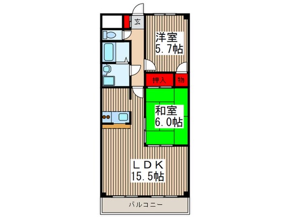 サンプレミ－ル浦和の物件間取画像